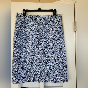 Pure Collection‎ cotton lined knee length pencil skirt size 6